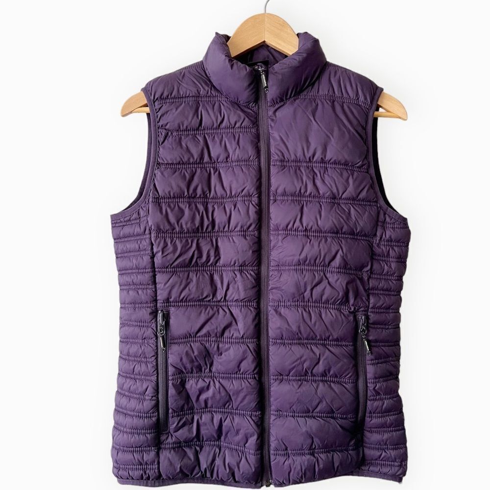 Stormtech Basecamp Purple Zip Up Thermal Puffer Vest. Pockets. Outerwear. Medium